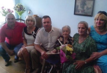 Звягельчанка Галина Іванівна відзначила 100-літній ювілей