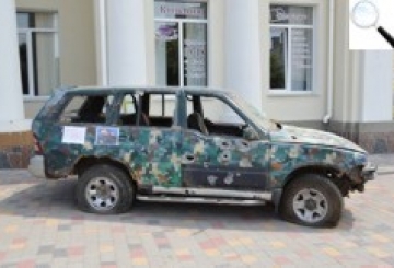 Автомобіль, що врятував життя бійців у зоні АТО, нагадуватиме звягельчанам, що війна ближче, ніж здається