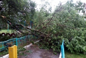 Швидкість вітру під час буревію сягала 75 км/год