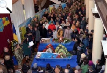 Прощання міста зі своїми Героями