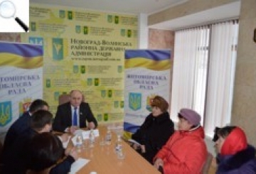Переселенка зі Сходу України просила голову облради виділити їй житло у Новограді…