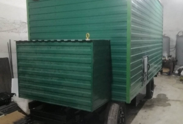 Ноу-хау підприємця — мобільна лазня  для захисників