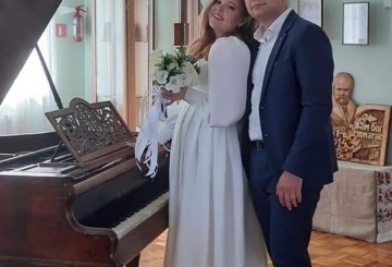 Що пов'язало цих молодят із родиною Косачів?