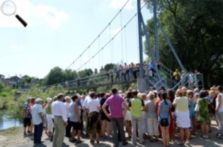 Нарешті пішохідний міст з’єднав «Смолку» та «Лубчицю»