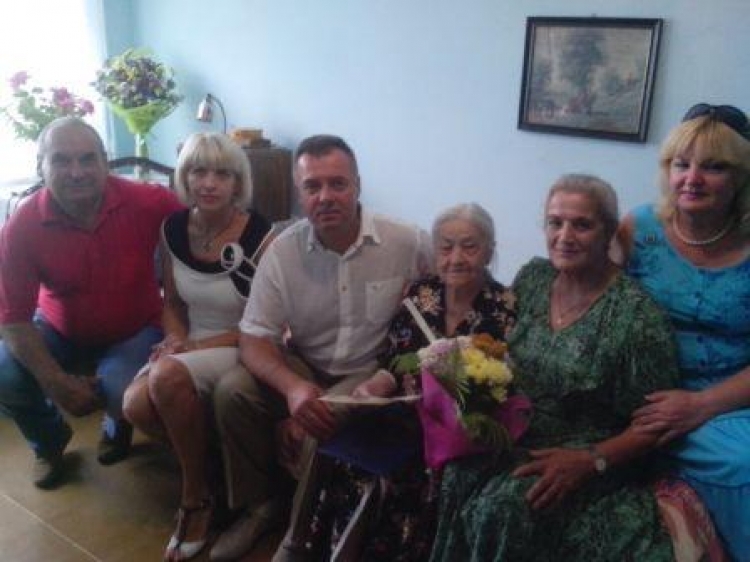 Звягельчанка Галина Іванівна відзначила 100-літній ювілей