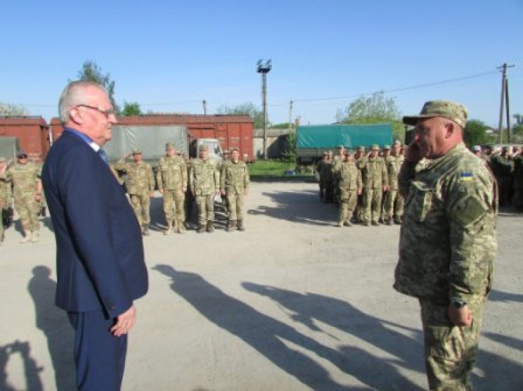 Проводжали бійців в/ч польова пошта В2803