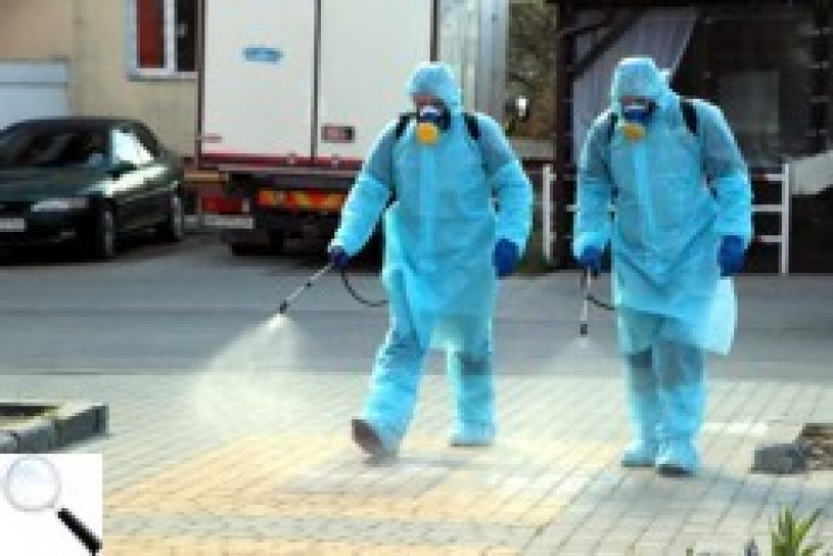Протягом тижня рятувальники області провели дезінфекцію близько 600 об’єктів різного призначення
