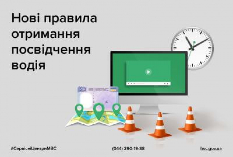 Нові правила отримання посвідчення водія