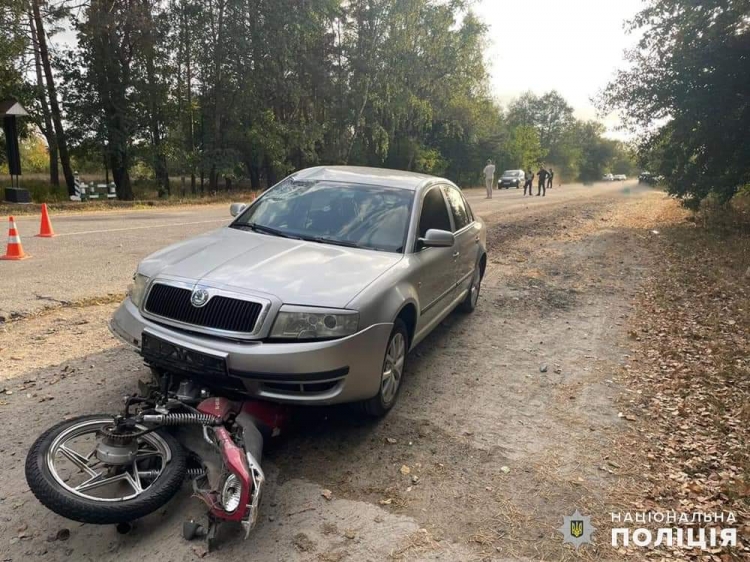 На Звягельщині у ДТП загинув мотоцикліст