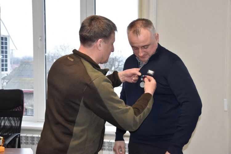 Звягелянин отримав відзнаку Президента України «За оборону України»