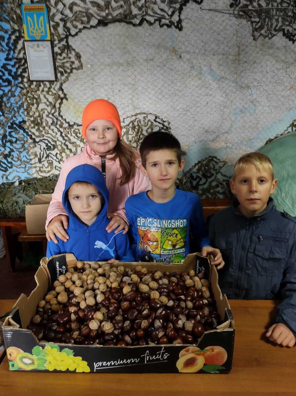 Щоб підтримати захисників, наплели брелоків на 30,5 тисяч. Тепер збирають каштани — до акцій сім’ї долучається багато людей