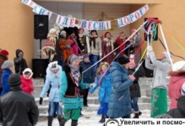 Гульськ зустрів Масляну козацькими боями та метанням булави Котигорошка