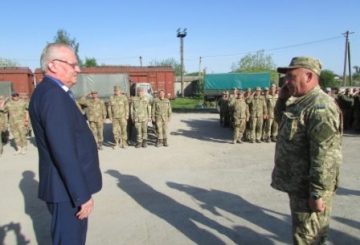 Проводжали бійців в/ч польова пошта В2803