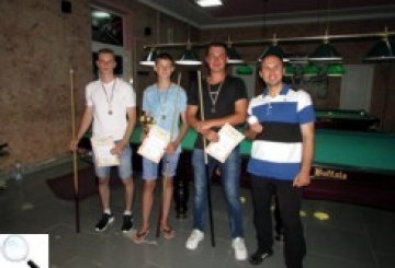 Відбувся перший міський турнір із більярду серед молоді