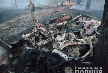 На міні підірвався автомобіль із лісниками