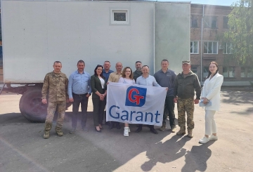 «Garant» виготовив  і подарував мобільну  лазню для захисників