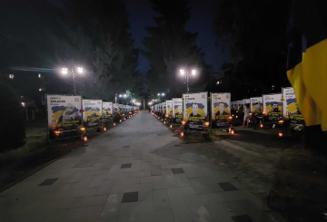 Сім’ї загиблих захисників встановили  соняшники-ліхтарі як символ пам’яті