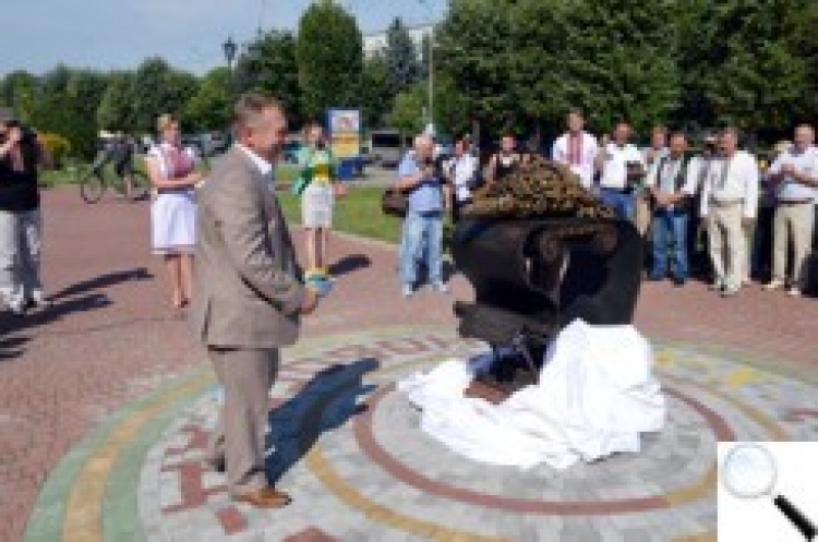У центральній частині міста увічнили «Ріг достатку» — візитівку міста і Новоград-Волинського хлібозаводу