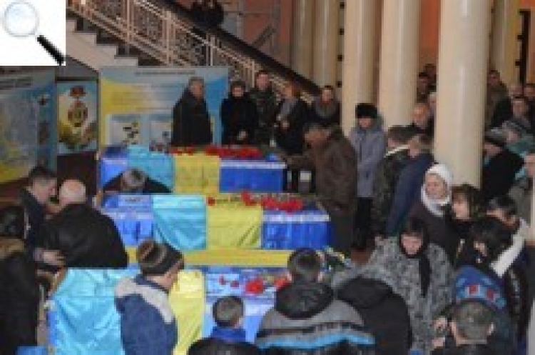 Звягельщина попрощалася із трьома загиблими у зоні АТО