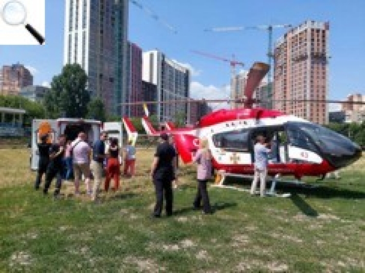 9-річного хлопчика з тяжким вогнепальним пораненням транспортували в столичну лікарню «Охматдит»