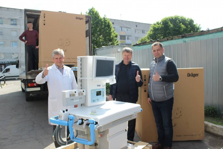 У міськрайТМО з’явився новий наркозний апарат «Drаger»