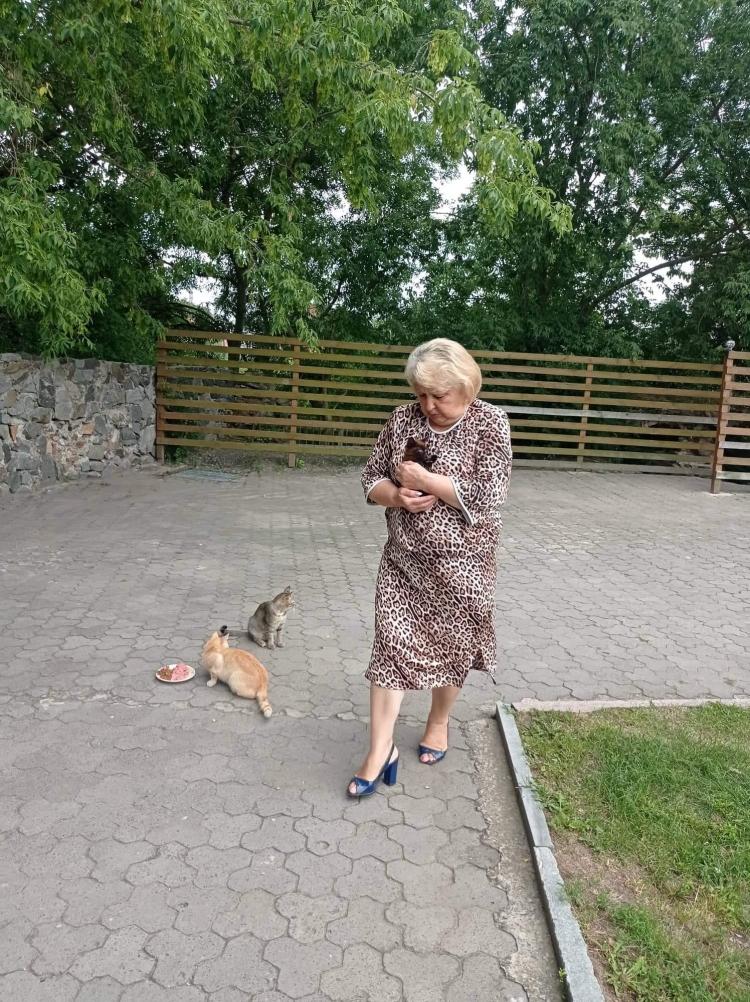 І в дощ, і в мороз, і у спеку годує котів