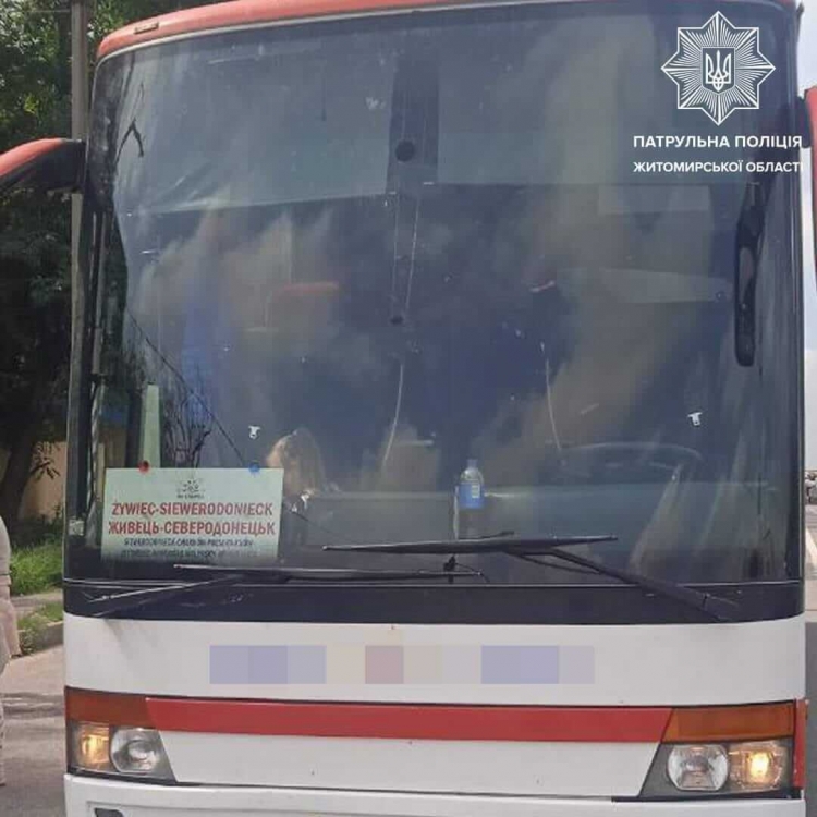 На посту «Звягель» затримали нетверезого водія міжнародного автобуса