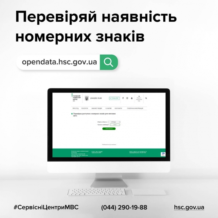 Звягельчани можуть обрати номерний знак заздалегідь: онлайн-сервіс про їх наявність відновлено