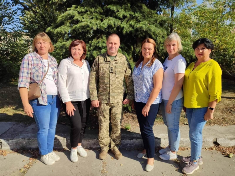 Відвідали та привітали Воїнів на бойових позиціях