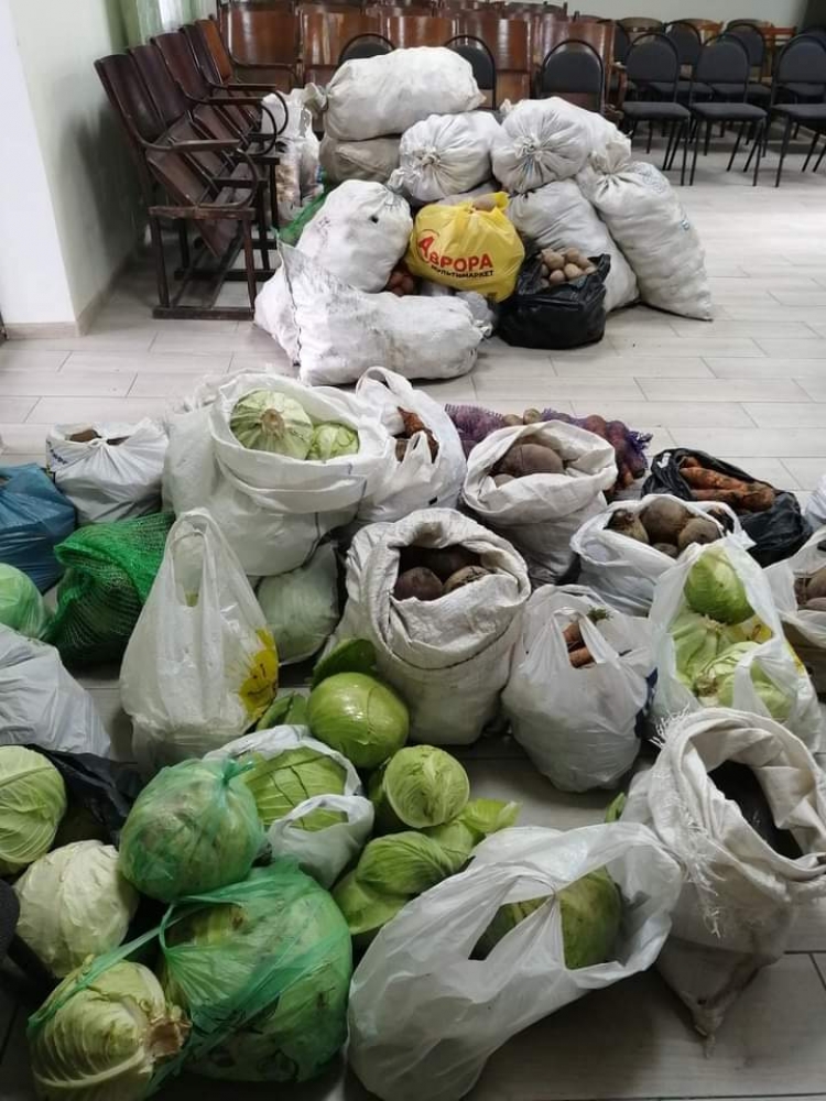 Жителі сіл Новоград-Волинської громади зібрали понад 15 тонн городини для військових