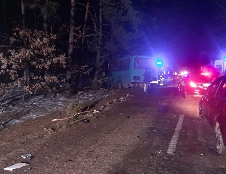 Смертельна ДТП за участю легковика та автобуса сталась біля Житомира