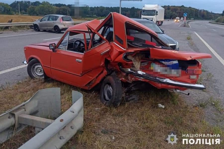Поблизу Звягеля в автотрощі травми отримали двоє киян
