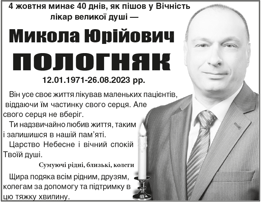 Поминання 40/2023